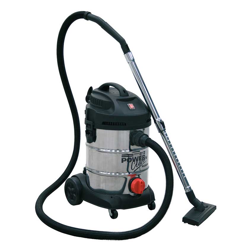 Sealey PC300SD Industrial Vacuum Cleaner with 30L Stainless Steel Drum - 1400W/230V