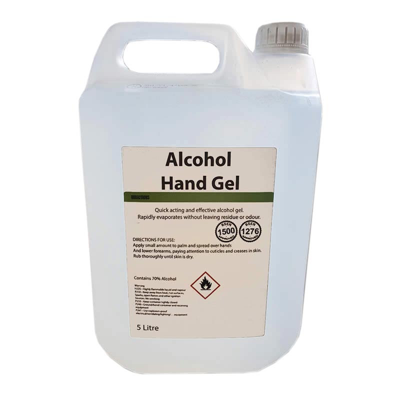 70% Alcohol Hand Gel - 5 Litres