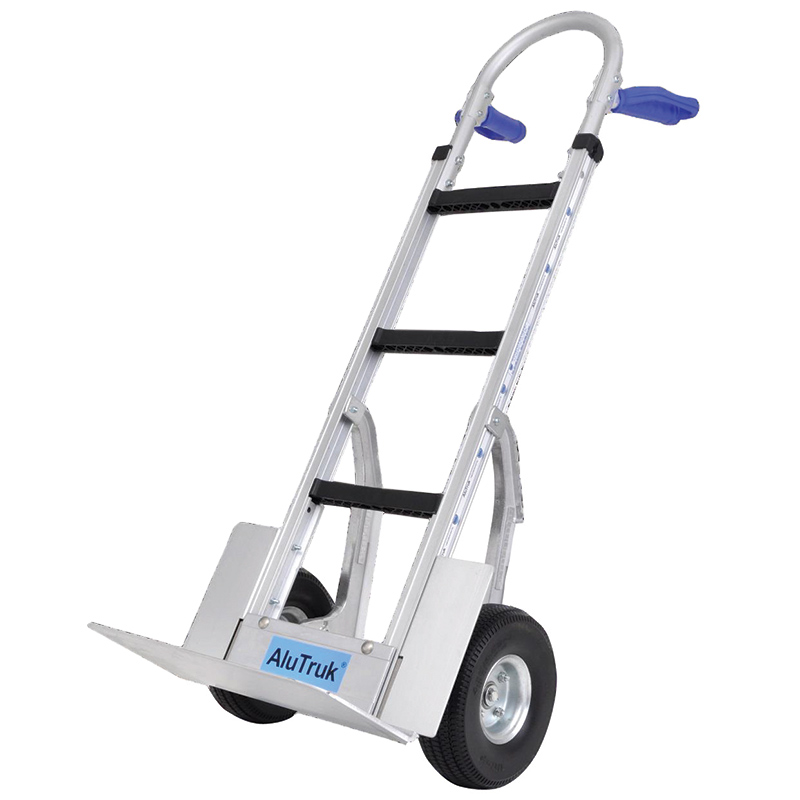 Aluminium Sack Truck with Folding Toe Plate & Puncture Proof Tyres - 300kg Capacity