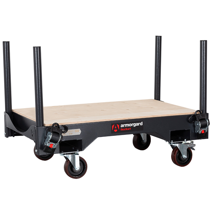 Armorgard Flexikart Pro Platform Truck with Arms - 2000kg Capacity