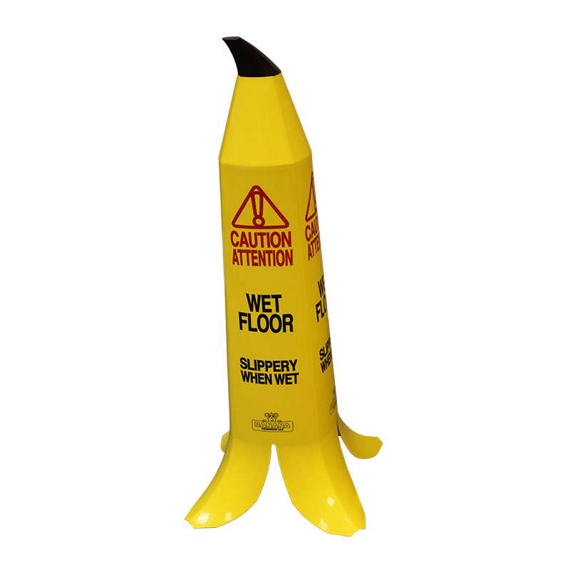 Banana Wet Floor Safety Cone - 900mm High