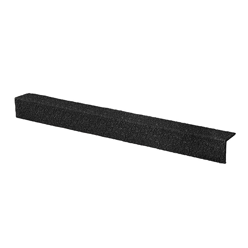 Anti-Slip GRP Stair Nosing 55mm x 55mm x 3000mm - black