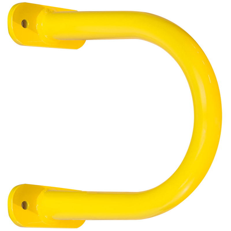 BLACK BULL SafeWall Indoor Wall-Mounted Protection Guard - 350 x 350mm - Yellow