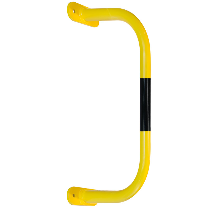 BLACK BULL SafeWall Indoor Wall-Mounted Protection Guard - 350 x 750mm - Yellow & Black
