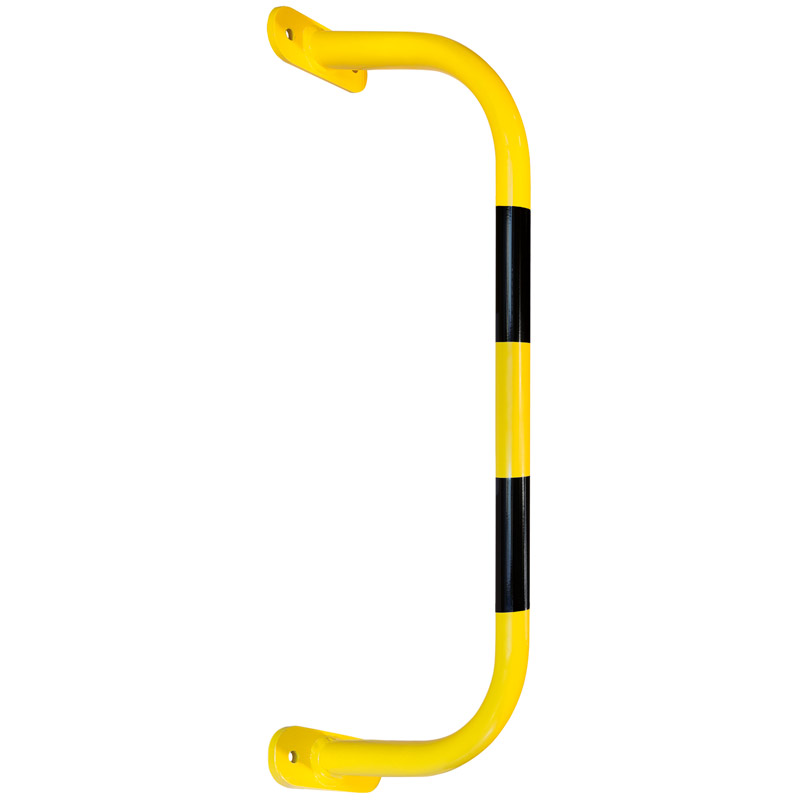 BLACK BULL SafeWall Indoor Wall-Mounted Protection Guard - 350 x 1000mm - Yellow & Black