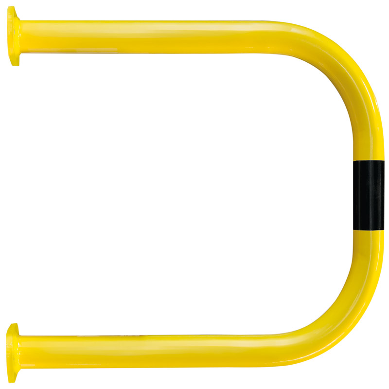 BLACK BULL SafeWall Indoor Wall-Mounted Protection Guard - 600 x 750mm - Yellow & Black