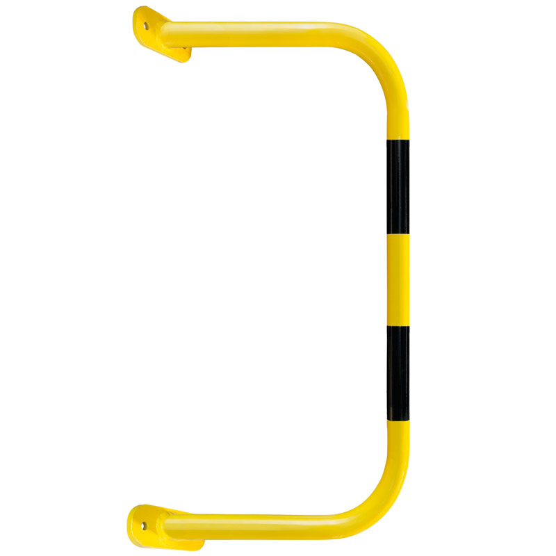 BLACK BULL SafeWall Indoor Wall-Mounted Protection Guard - 600 x 1000mm - Yellow & Black