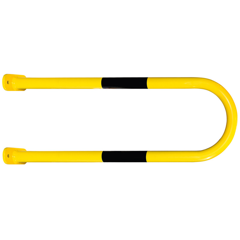 BLACK BULL SafeWall Indoor Wall-Mounted Protection Guard - 1000 x 350mm - Yellow & Black