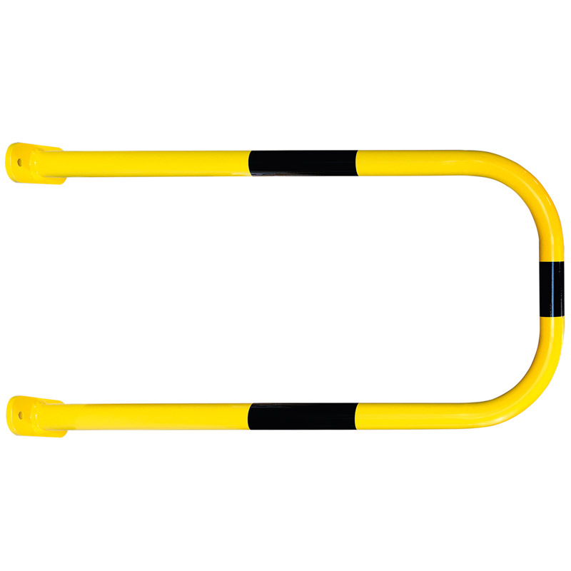 BLACK BULL SafeWall Indoor Wall-Mounted Protection Guard - 1000 x 500mm - Yellow & Black