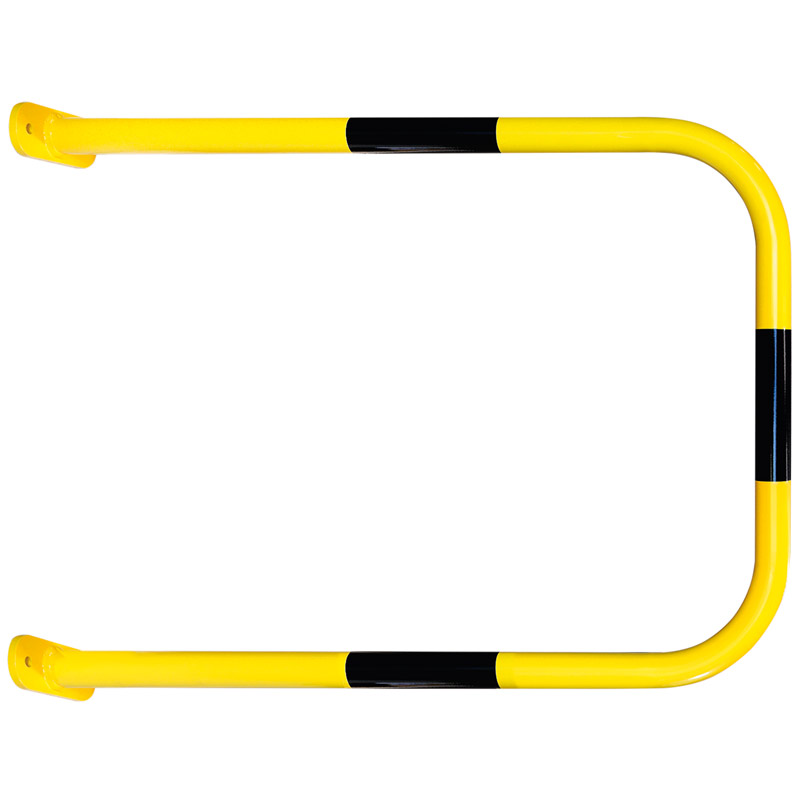 BLACK BULL SafeWall Indoor Wall-Mounted Protection Guard - 1000 x 750mm - Yellow & Black