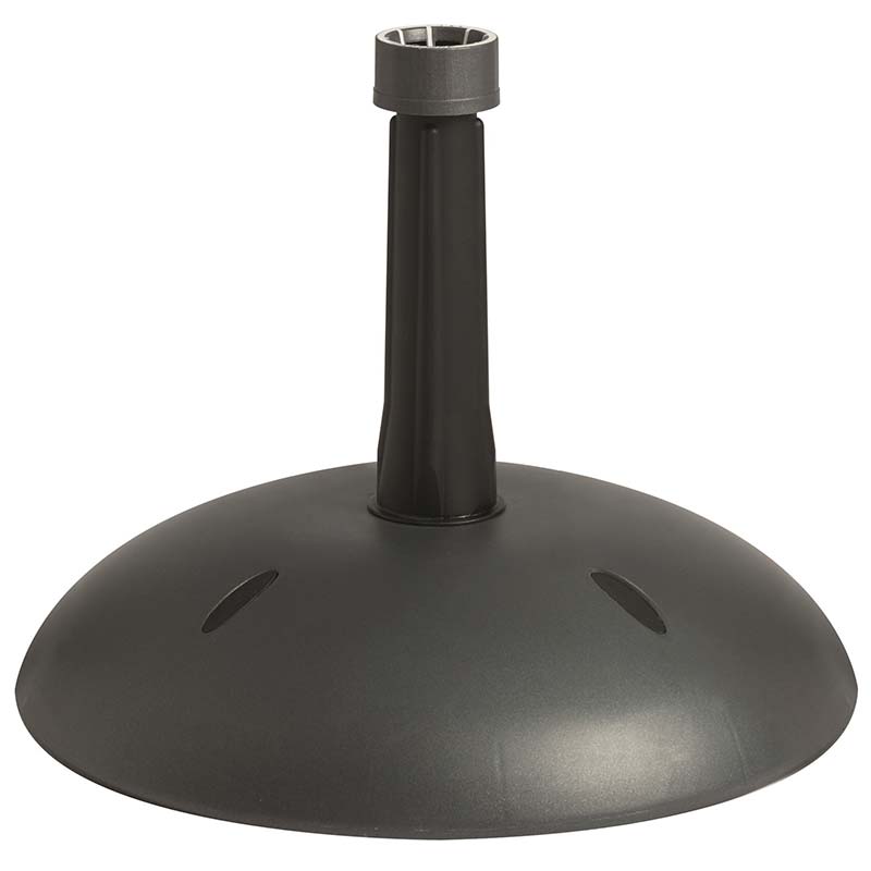 Black Plastic Concerete-Filled Parasol Base - 450mm diamater