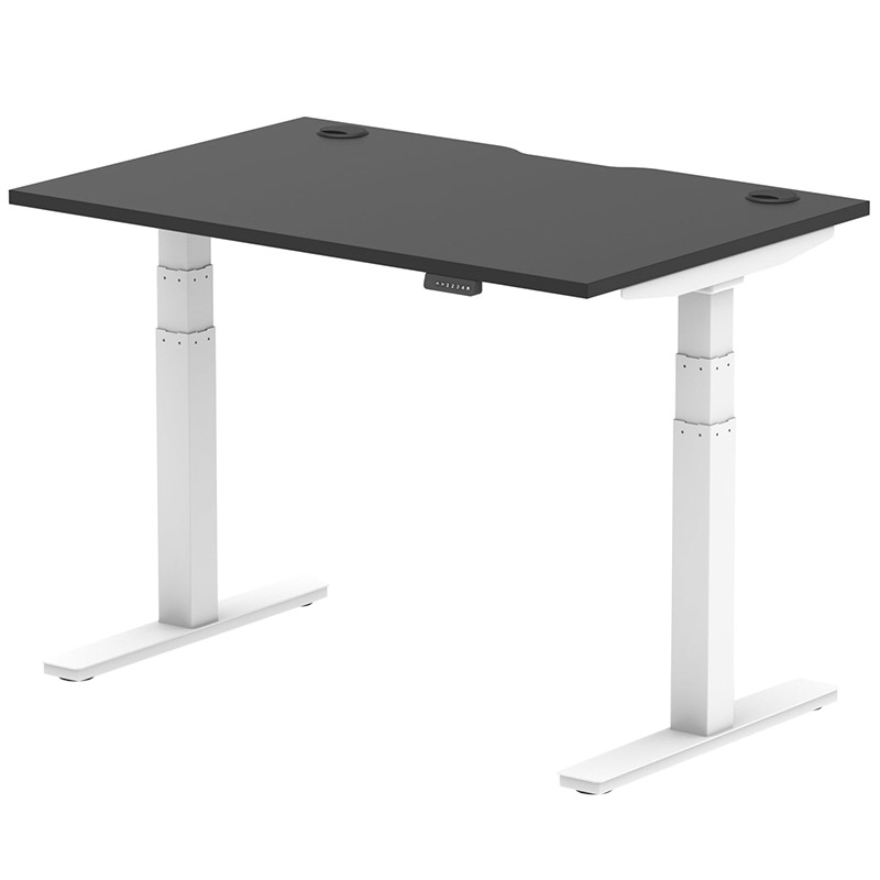 Black Series Height Adjustable Desk - 660-1310 x 1200 x 800mm