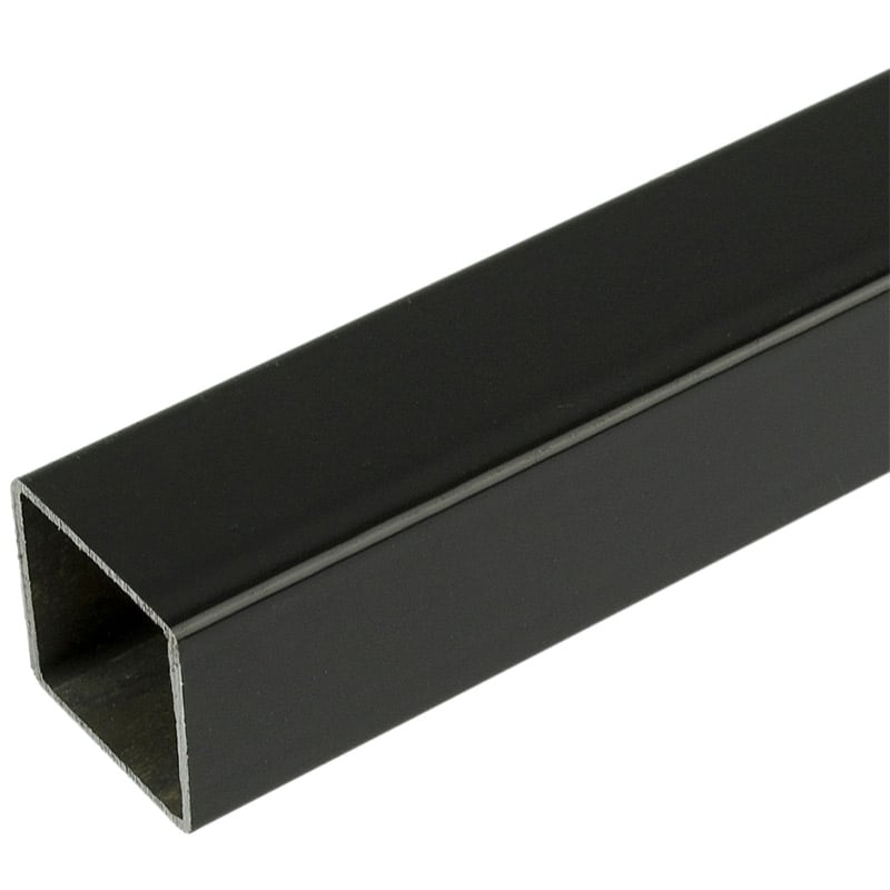 Proframe Steel Square Tube 25 x 25mm, Black, 3000mm Long, Box of 8
