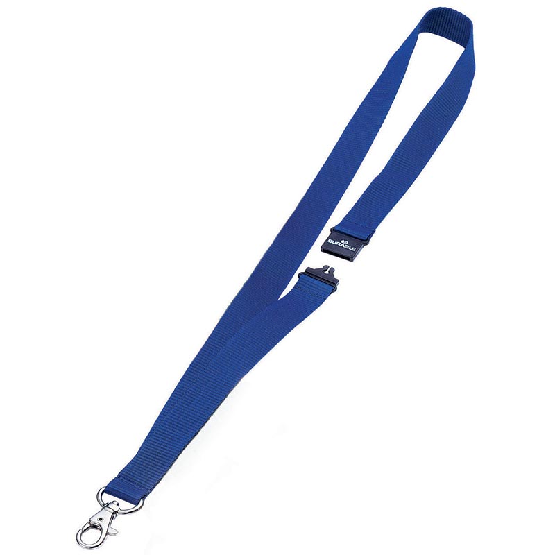 Blue Lanyard Card Holder with Safety Release - pack of 10