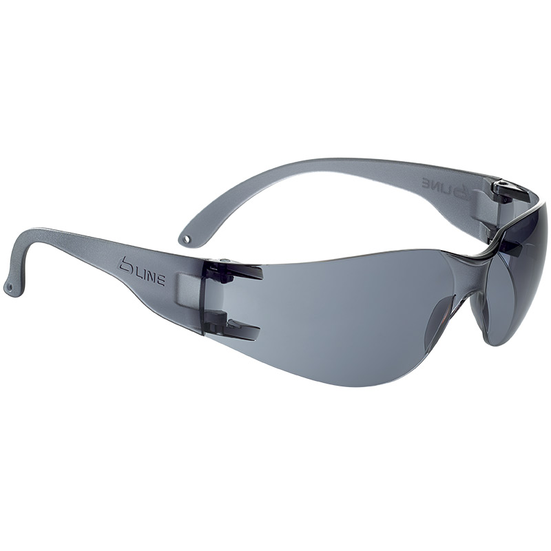 Smoke Bolle B-line Safety Glasses Anti-Fog & Anti-Scratch