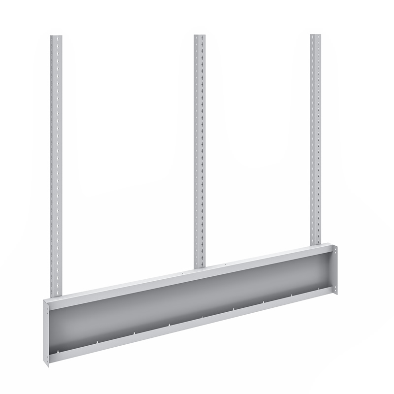Rear Frame  Uprights 3 Pack, For Cubio Framework Bench (2.0M), WxDxH: 1966x154x1727mm, Ral 7035