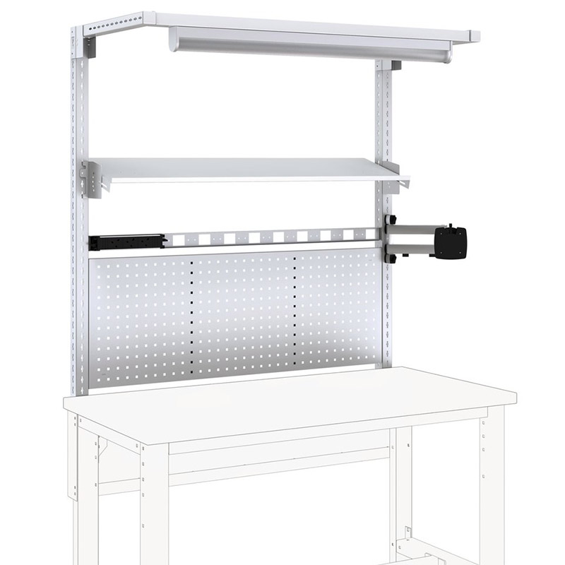 Bott Cubio 1350mm Wide Rear Workbench Frame With 6 Piece Kit