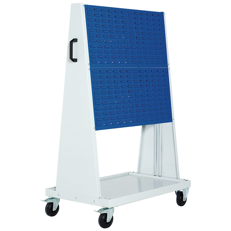 Heavy-Duty Tool Panel Trolley with 4 Louvre Panels - 1600 x 1000 x 650mm