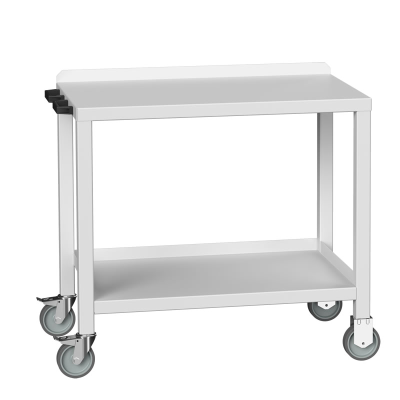 Bott Verso Mobile Welded Workbench with Steel Worktop - 930 x 1000 x 600mm