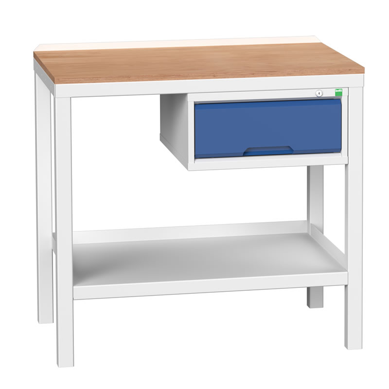 Bott Verso Welded Bench with Mpx top and Drawer (930 x 1000 x 600)