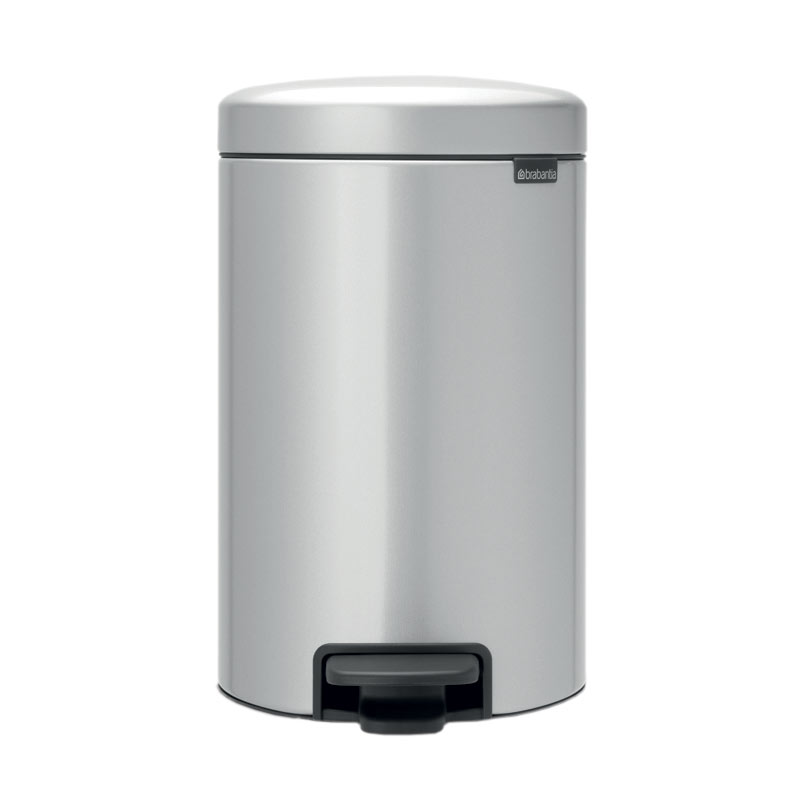 Brabantia Soft Close Steel Pedal Bin - 20L - Metallic Grey 