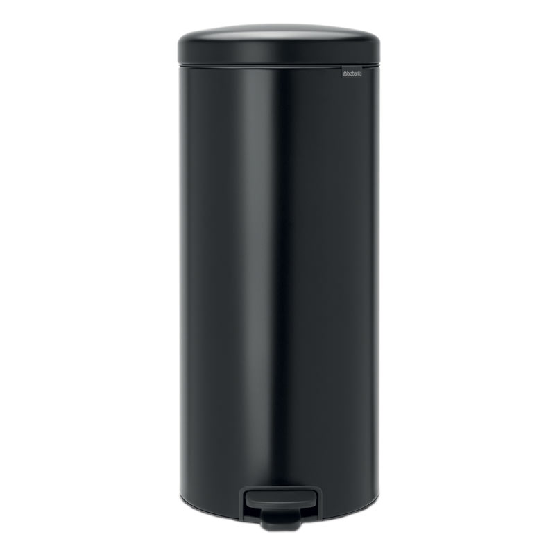 Brabantia Soft Close Steel Pedal Bin - 30L - Black 