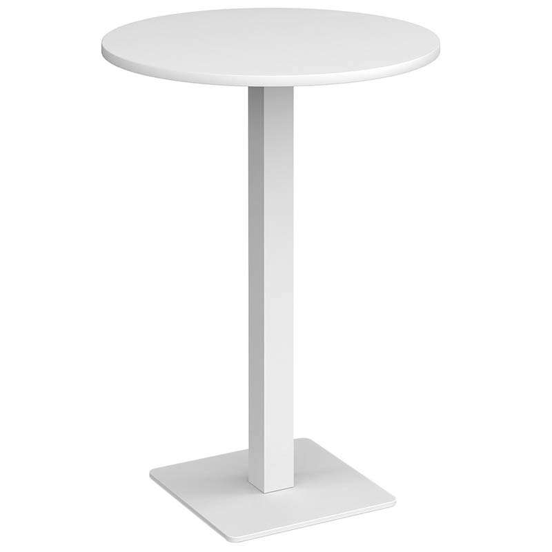 Brescia Circular Poseur Table with Square Base - 1110 x 800 x 800mm