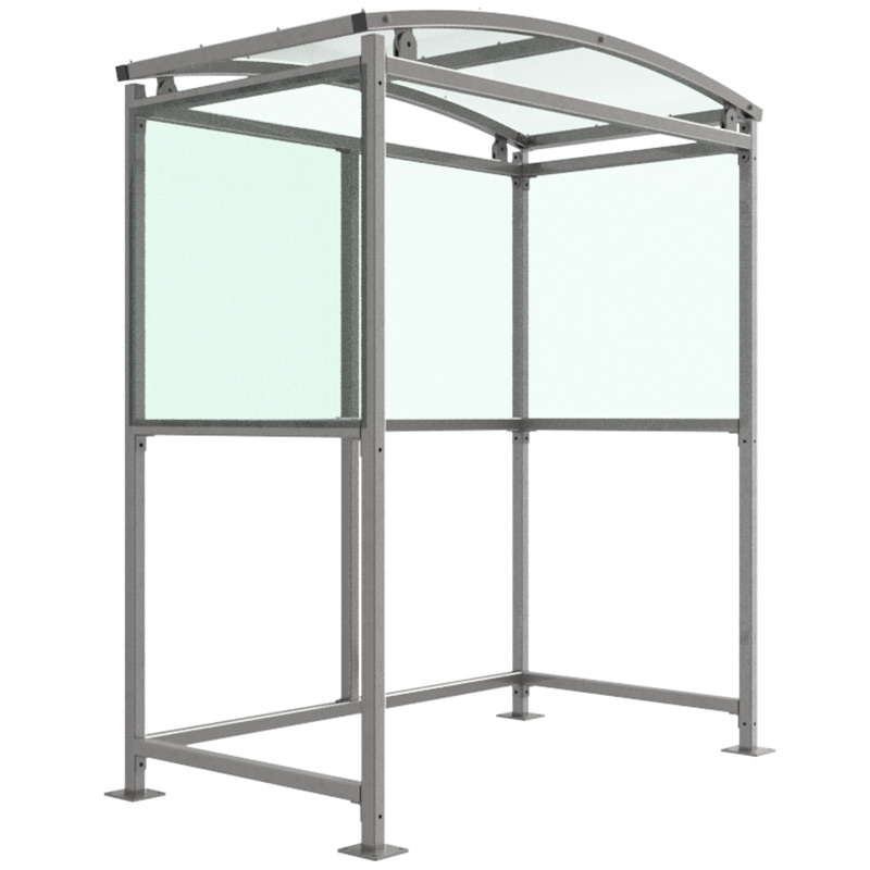 Burbank Galvanised Shelter - 2363 x 2099 x 1000mm