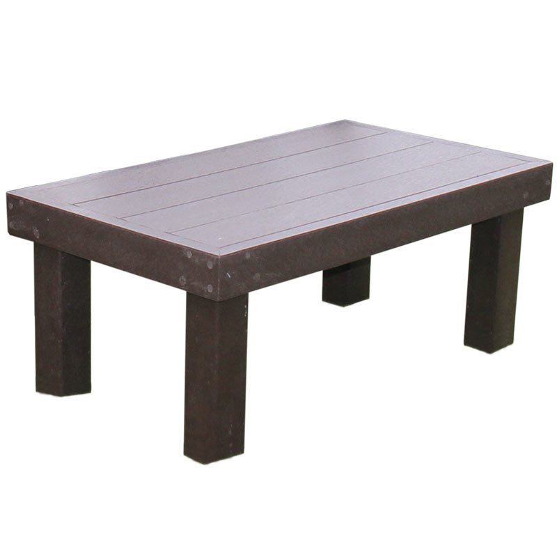 Coffee Table 100% Recycled Plastic - 438H x 1075L x 610D (mm)