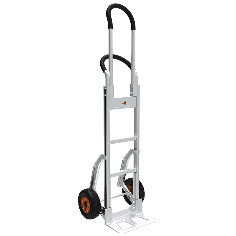 Centaur High Back Aluminium Sack Truck with Stair Slides - 200kg Capacity