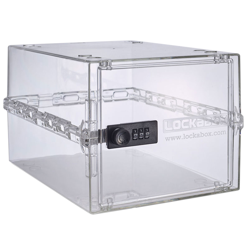 Lockabox Personal Locker - Clear - 210 x 170 x 310mm