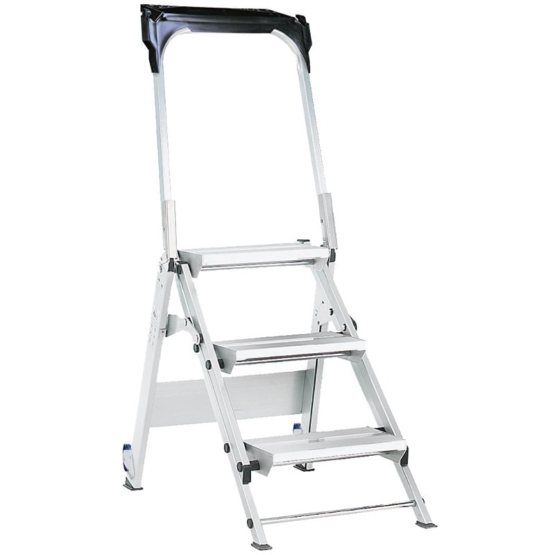 Climb-It Aluminium Folding Steps - 3 Tread