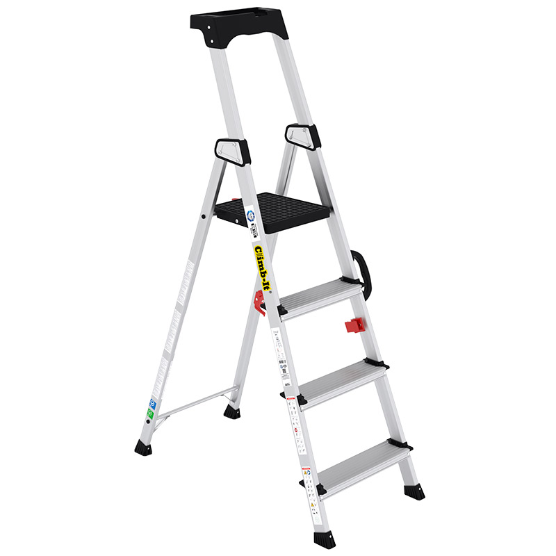 Climb-It Professional Stepladders with Carry Handle - 4 Tread