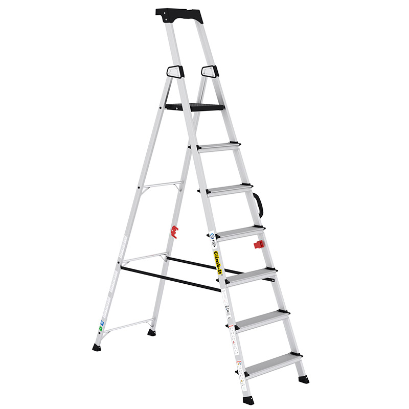 Climb-It Professional Stepladders with Carry Handle - 7 Tread