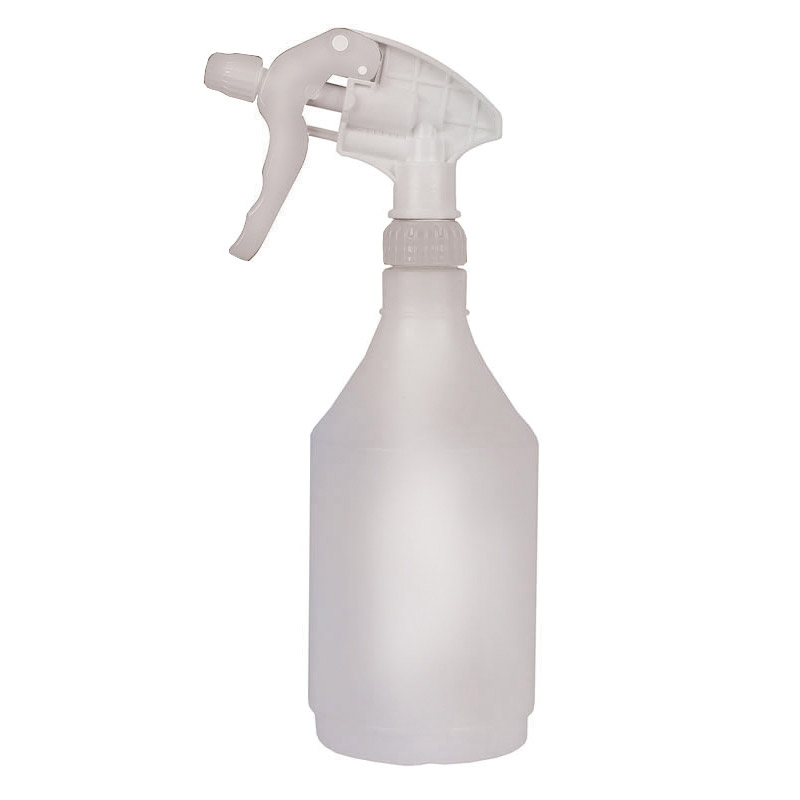 Colour-Coded Trigger-Action 750ml Bottle - White