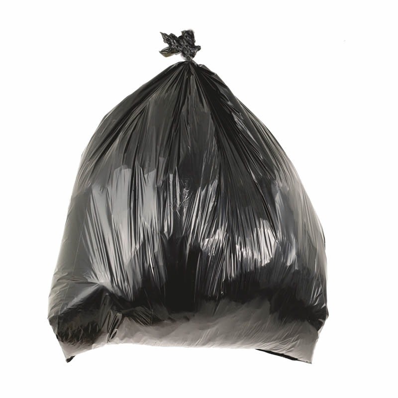 Black Medium Duty Bin Bags 90L Box 200 bags