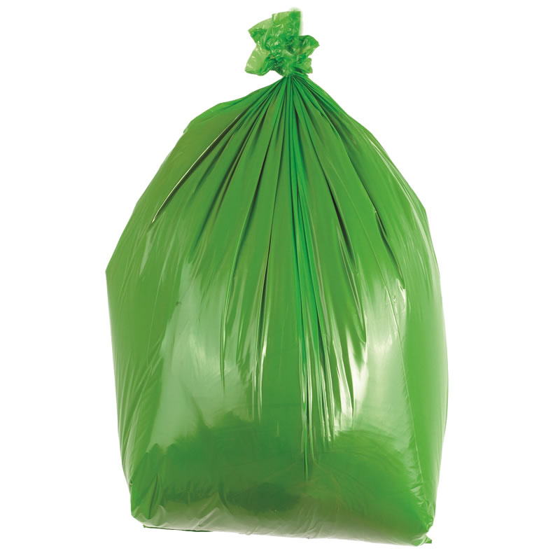 Green Heavy Duty Bin Bags 90L - Box of 200 bags