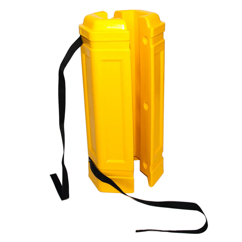 Slimline Column Protector - Yellow Polyethylene - fits 150mm or 6 inch posts