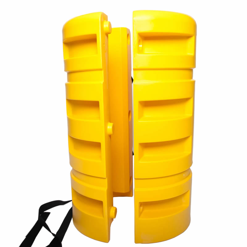 Column Protector - Yellow Polyethylene - fits 260-300mm or 10-12 inch square or round posts