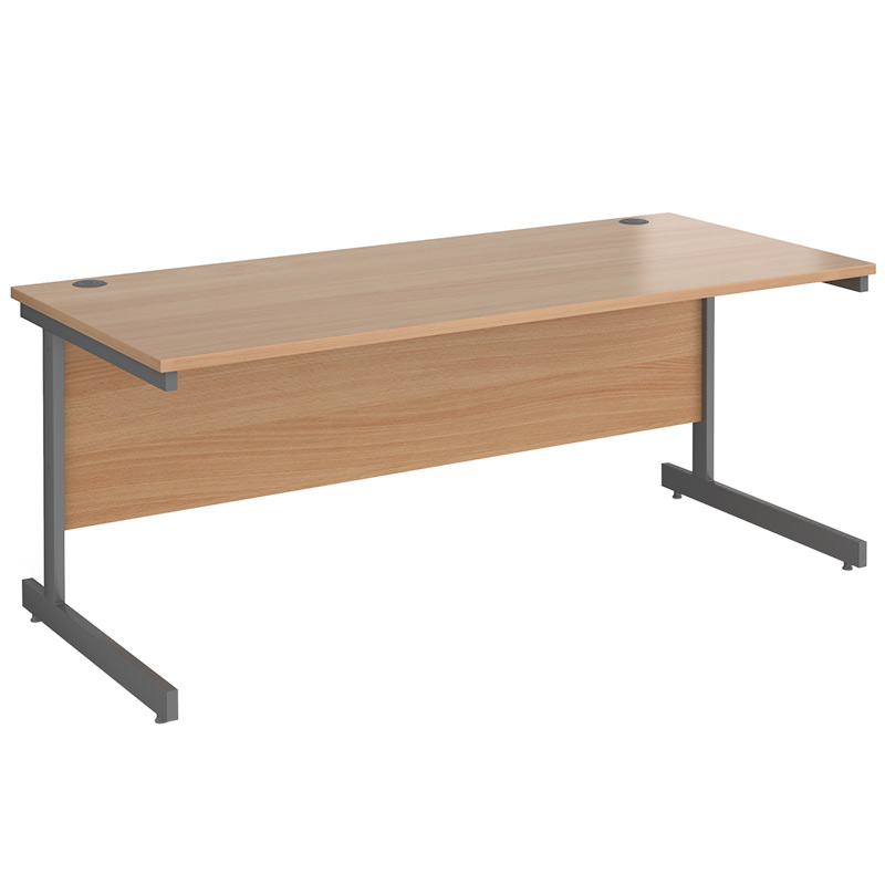 Contract 25 Straight Desk - 725 x  1800 x 800mm (H x W x D)