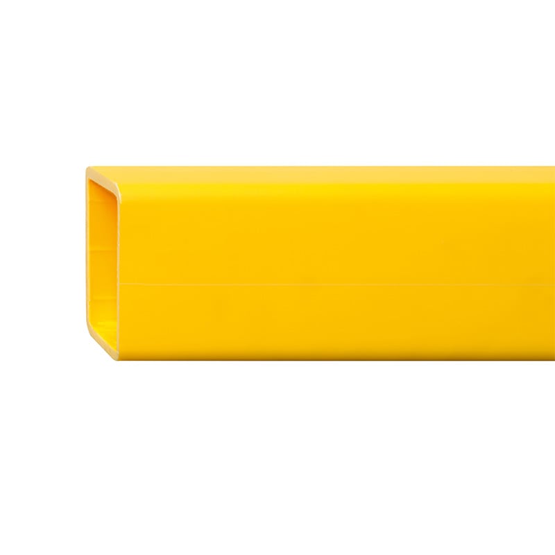 BLACK BULL FLEX Impact Protection - Yellow Lateral Rail For Corner Post - 1500mm - Polypropylen