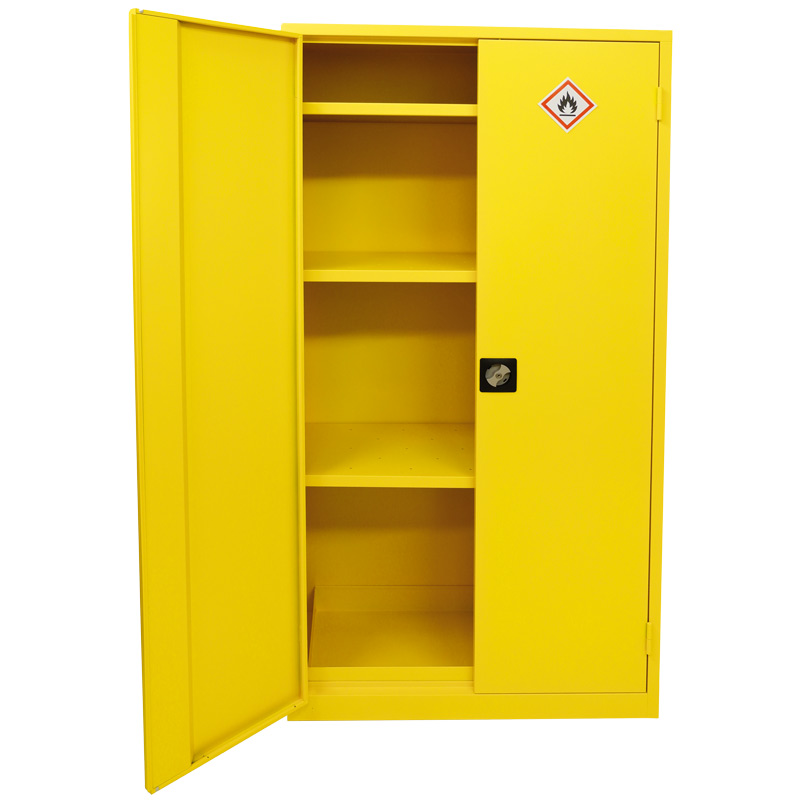 Hazardous Substance COSHH Cabinet - 3 Shelves - 1815 x 915 x 459mm (H x W x D) - 18L Sump