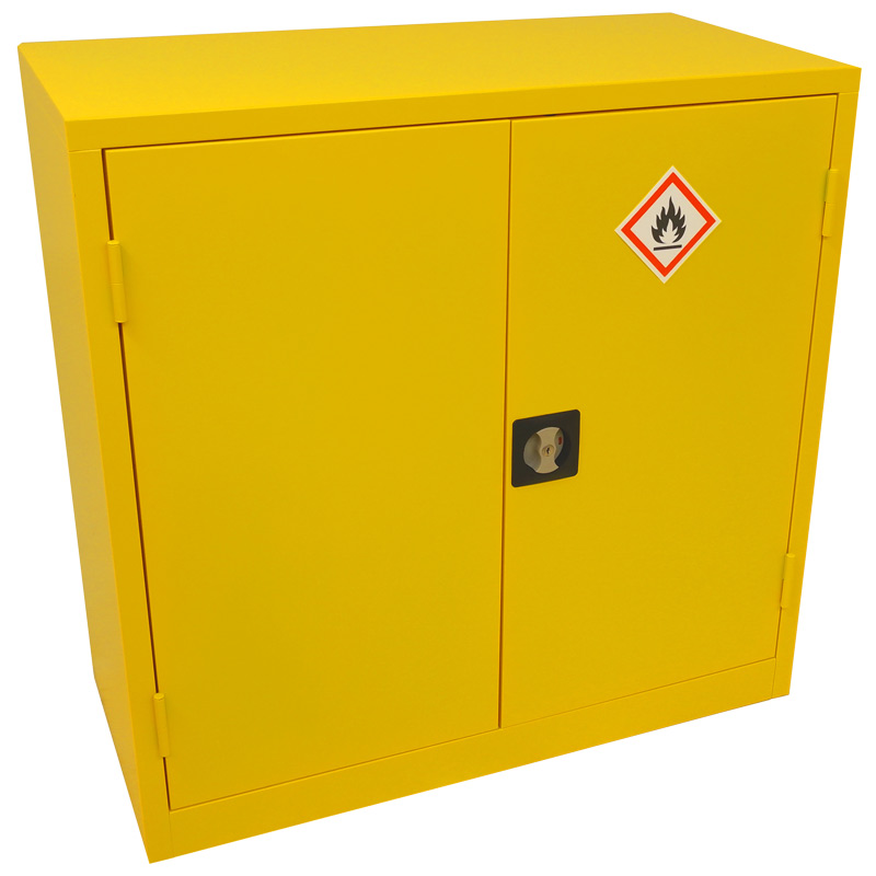 Hazardous Substance COSHH Cabinet - 1 Shelf - 900 x 915 x 459mm (H x W x D) - 27L Sump