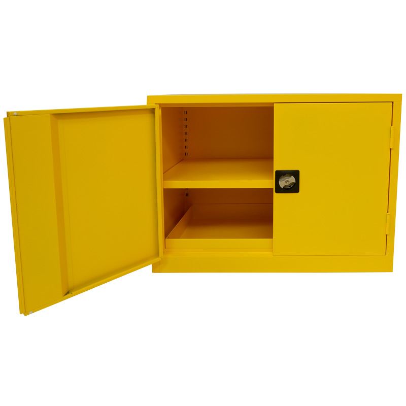 Hazardous Substance COSHH Cabinet - 1 Shelf - 700 x 915 x 459mm (H x W x D) - 30L Sump
