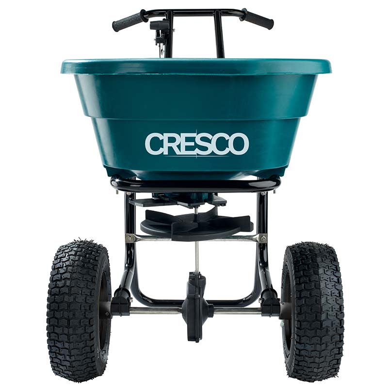 Cresco All Season Painted Steel Spreader with Plastic Wheels - 40L Capacity