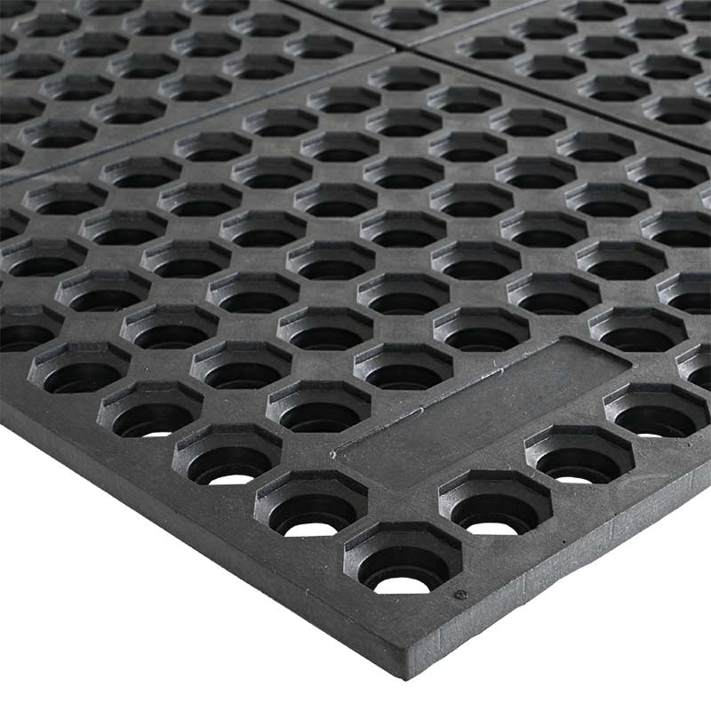 Cushion Link Anti-Fatigue Open Top Mat - 100% Nitrile Rubber FR - 19 x 910 x 910mm 