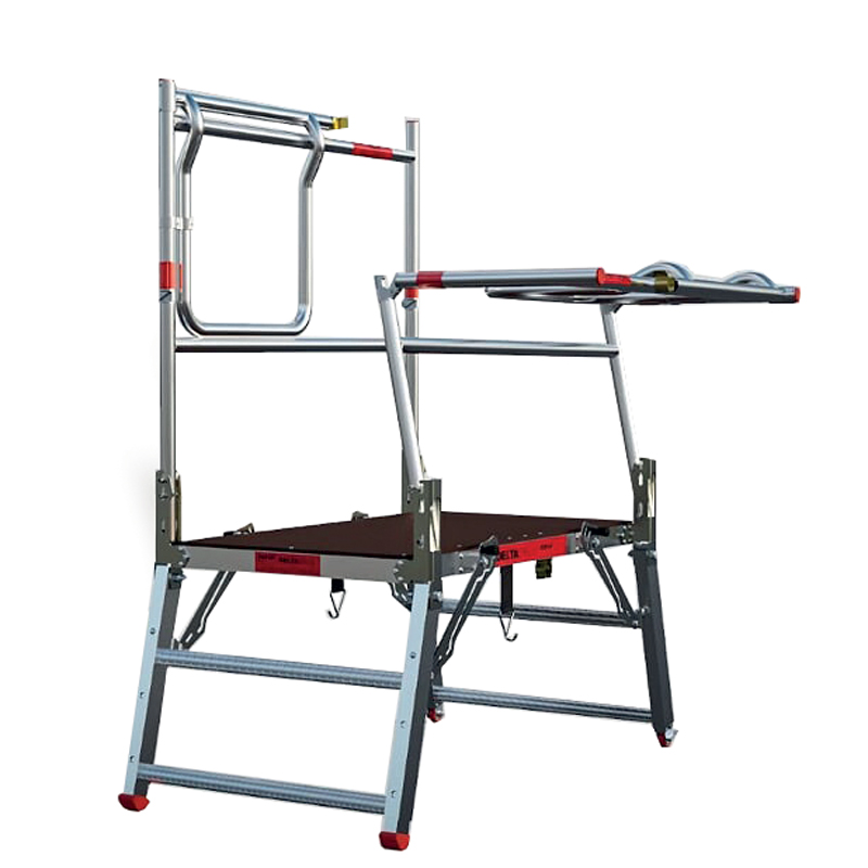 Delta Deck Compact Folding Work Platform -  200kg Load Capacity - 1900 x 760 x 1120 (H x W x D mm)