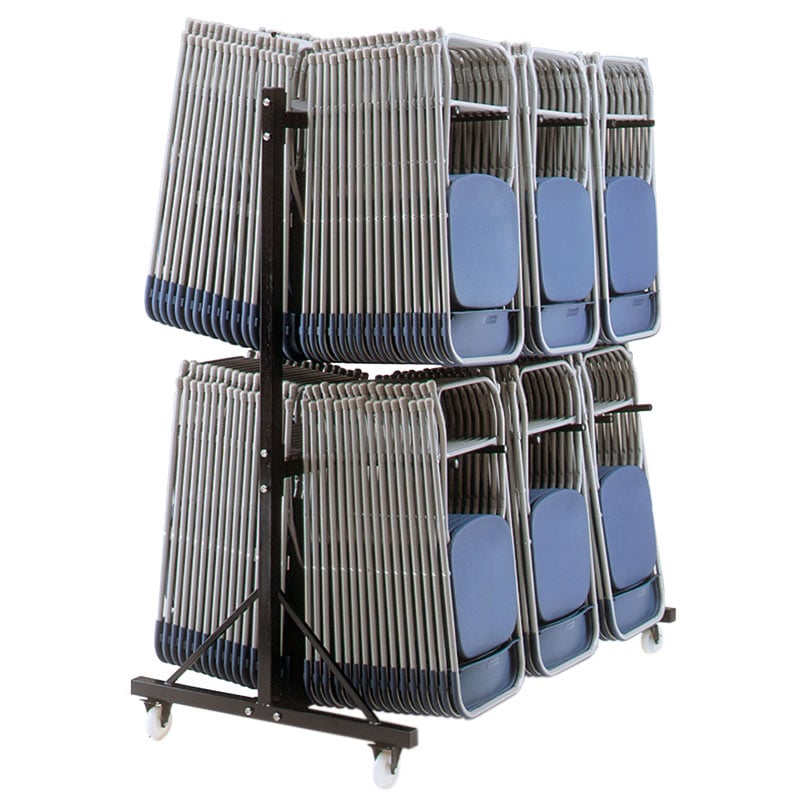 Double-Height Hanging Storage Trolley for 204 x Series 2000 Folding Chairs or 108 x Series 2600 Folding Chairs