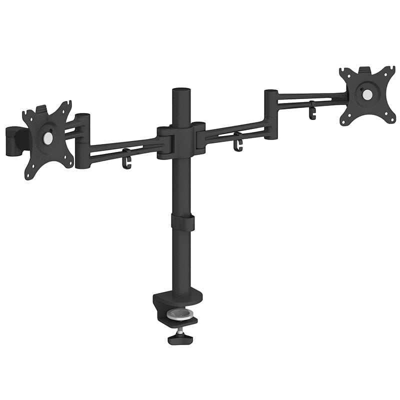 Luna Double Monitor Arm - 10kg Weight Capacity Per Arm - 17-30