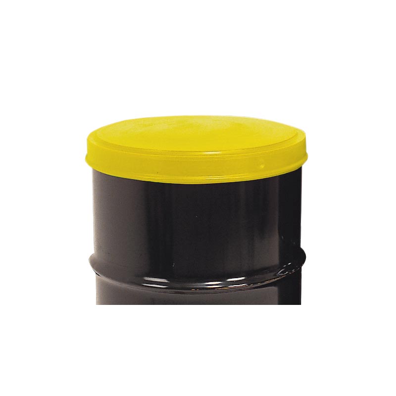 Yellow Drum Lid Cover suitable for 610mm diameter steel drums - creates air tight seal